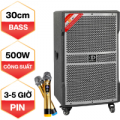 Loa điện Dalton TS-12G400X (Kèm 2 mic) 500W Bass 30cm 15'